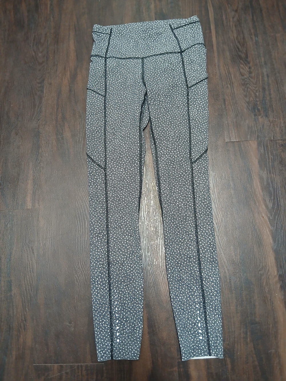 lululemon athletica Black & White Micro-Dot Leggings